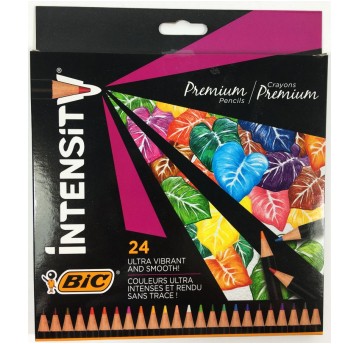 KREDKI OŁÓWKOWE BIC INTENSITY PREMIUM 24KOL