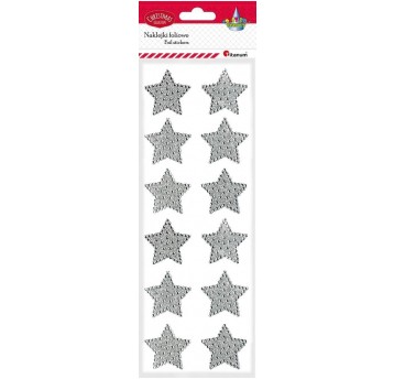 KRYSZTAŁKI SAMOP. GWIAZDKI SREBRNE