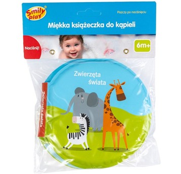 KSIĄŻECZKA DO KĄPIELI ZWIERZĘTA ŚWIATA SMILY PLAY