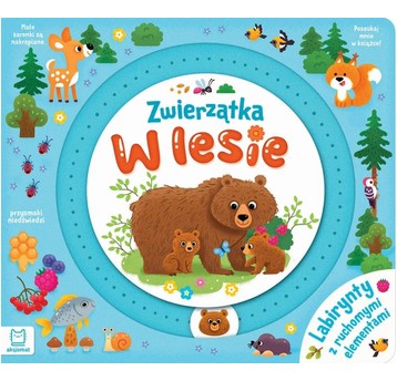 KSIĄŻECZKA LABIRYNTY RYCHOME ELEMENTY W LESIE