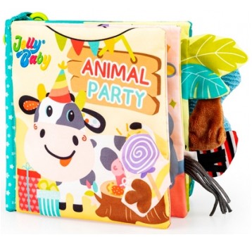 KSIĄŻECZKA SENSORYCZNA ZWIERZAKI URODZINY - DUMEL