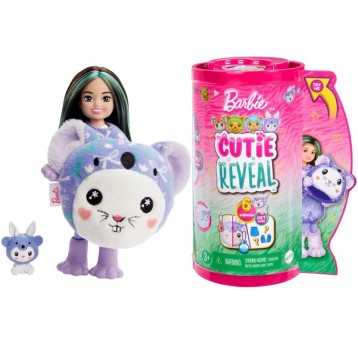 LALKA BARBIE CHELSEA CUTIE REVEAL KRÓLIK-KOALA