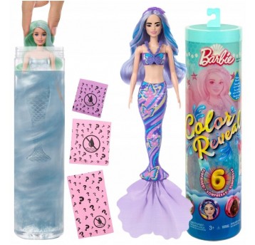 LALKA BARBIE COLOR REVEAL MORSKA SYRENKA MIX