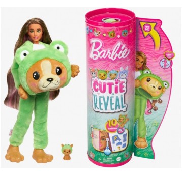 LALKA BARBIE CUTIE REVEAL PIESEK-ŻABA