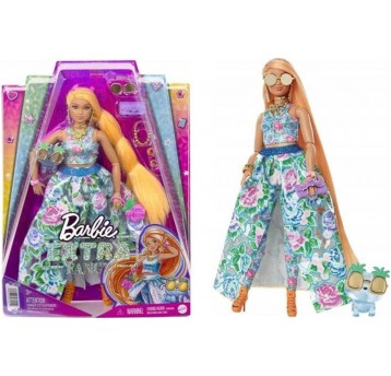 LALKA BARBIE EXTRA FANCY SUKIENKA W KWIATY HHN14