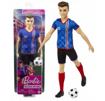LALKA BARBIE KEN PIŁKARZ
