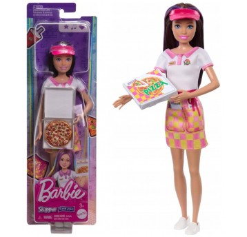 LALKA BARBIE PIERWSZA PRACA W PIZZERI HTK36