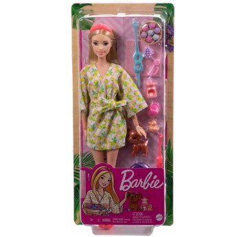LALKA BARBIE SPA W SZLAFROKU HKT90