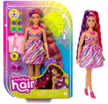 LALKA BARBIE TOTALLY HAIR KWIATY HCM89