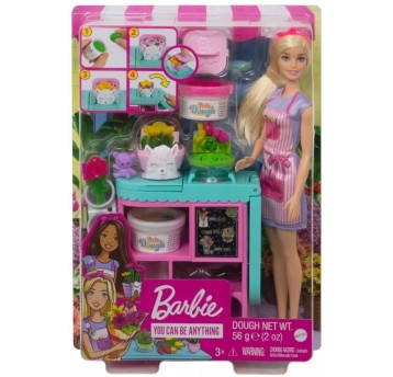 LALKA BARBIE ZESTAW KWIACIARNIA GTN58