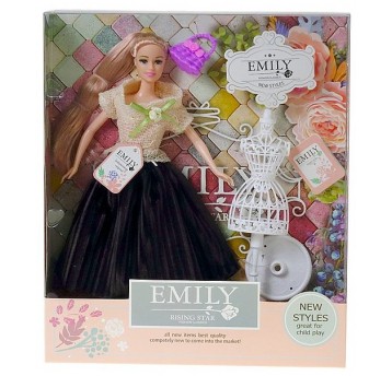 LALKA EMILY 29 CM Z AKCESORIAMI