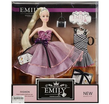 LALKA EMILY SUKNIA WIECZOROWA ZGINALNA