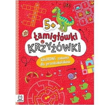 ŁAMIGŁÓWKI I KRZYŻÓWKI KOLOROWE ZAD. 5+ AKSJOMAT