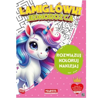 ŁAMIGŁÓWKI Z NAKLEJKAMI JEDNOROŻEC MARTEL