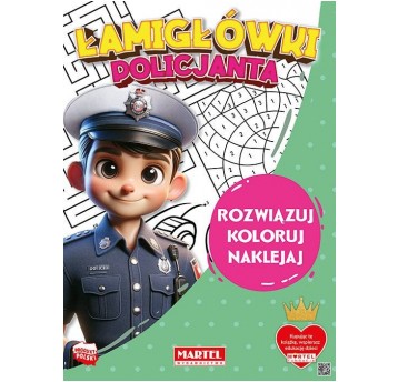 ŁAMIGŁÓWKI Z NAKLEJKAMI POLICJANT MARTEL
