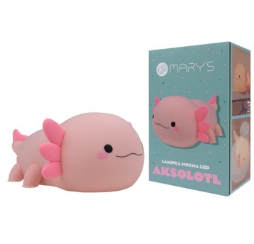 LAMPKA NOCNA MARY'S LED AKSOLOTL RÓŻOWY