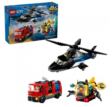 LEGO CITY 60462 ZESTAW Z HELIKOPTEREM, WOZEM