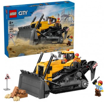 LEGO CITY 60466 ŻÓŁTY BULDOŻER Z ŁADOWARKĄ