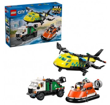 LEGO CITY 60505 SAMOLOT, CIĘŻARÓWKA I PODUSZKOWIEC
