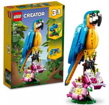 LEGO CREATOR 31136 EGZOTYCZNA PAPUGA