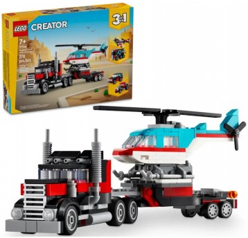 LEGO CREATOR 31146 CIĘŻARÓWKA Z PLATFORMĄ I HELIKO