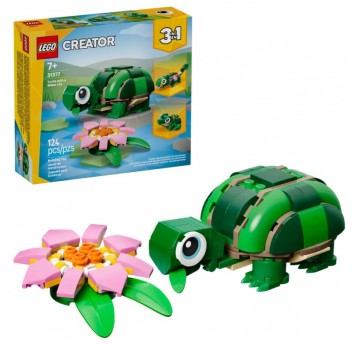 LEGO CREATOR 31377 ŻÓŁW I KWIAT LILII WODNEJ