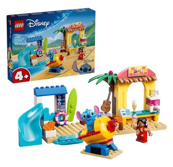 LEGO DISNEY 43280 ZABAWA NA PLAŻY Z LILO I STITCH