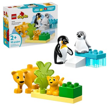 LEGO DUPLO 10442 RODZINY DZIKICH ZWIERZĄT: PINGWIN