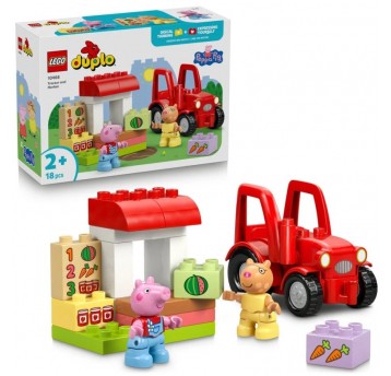 LEGO DUPLO 10468 ŚWINKA PEPPA CIĄGNIK I RYNEK