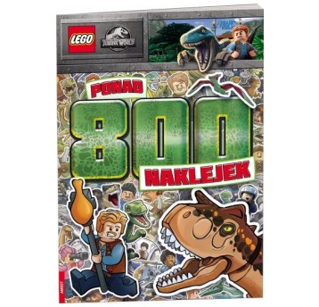 LEGO JURASSIC WORLD PONAD 800 NAKLEJEK