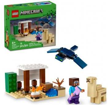 LEGO MINECRAFT 21251 PUSTYNNA WYPRAWA STEVEA