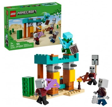 LEGO MINECRAFT 21267 PUSTYNNY PATROL ZŁOSADNIKÓW