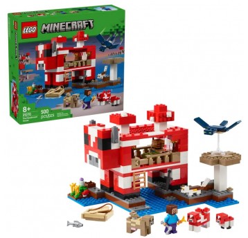 LEGO MINECRAFT 21270 DOM GRZYBOWEJ KROWY