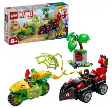LEGO SPIDEY 11198 POŚCIG SPINA ZA ELECTRO W DINO