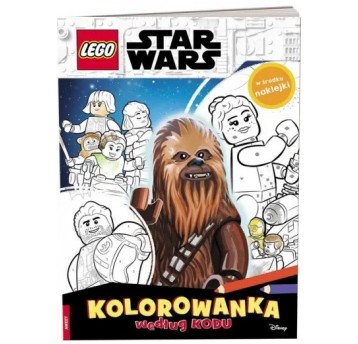 LEGO STAR WARS KOLOROWANKA WEDŁUG KODU