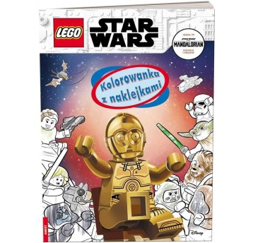 LEGO STAR WARS KOLOROWANKA Z NAKLEJKAMI