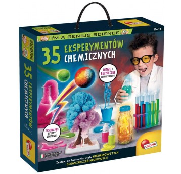 LISCIANI I"M A GENIUS 35 EKSPERYMENTÓW CHEMICZNYCH