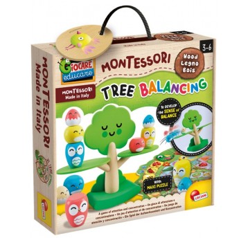 LISCIANI MONTESSORI BABY WOOD DRZEWO RÓWNOWAGI