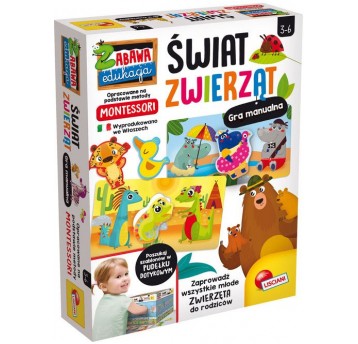 LISCIANI MONTESSORI ŚWIAT ZWIERZĄT