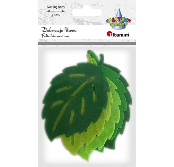 LIŚCIE FILCOWE 5 SZT.