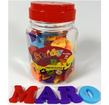 LITERKI CYFERKI 54 SZT