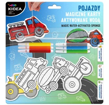MAGICZNE KARTY AKTYWOWANE WODĄ POJAZDY KIDEA