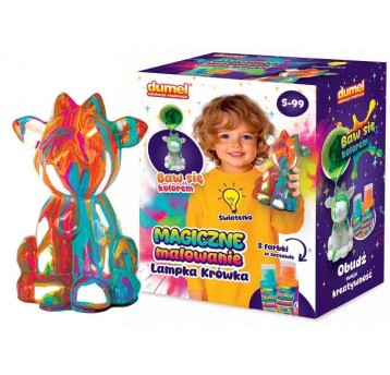 MAGICZNE MALOWANIE LAMPKA KRÓWKA - DUMEL