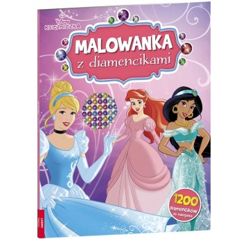MALOWANKA Z DIAMENCIKAMI DISNEY KSIĘŻNICZKI