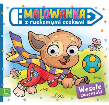 MALOWANKA Z RUCHOMYMI OCZKAMI. WESOŁE ZWIERZAKI