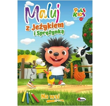 MALUJ Z JEŻYKIEM I SPRĘŻYNKĄ NA WSI