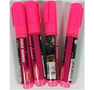 MARKER KREDOWY TO-291 RÓŻOWY