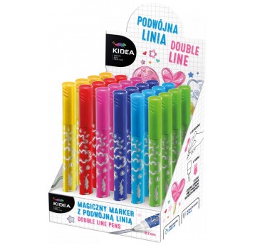 MARKER MAGICZNY Z PODWÓJNĄ LINIĄ