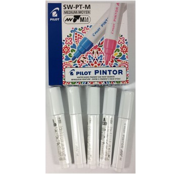 MARKER PILOT PINTOR 1,4 MM BIAŁY