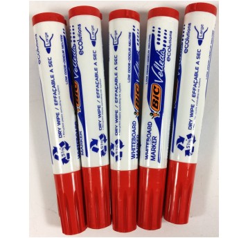 MARKER SUCHOŚCIERALNY OKRĄGŁY CZERWONY BIC